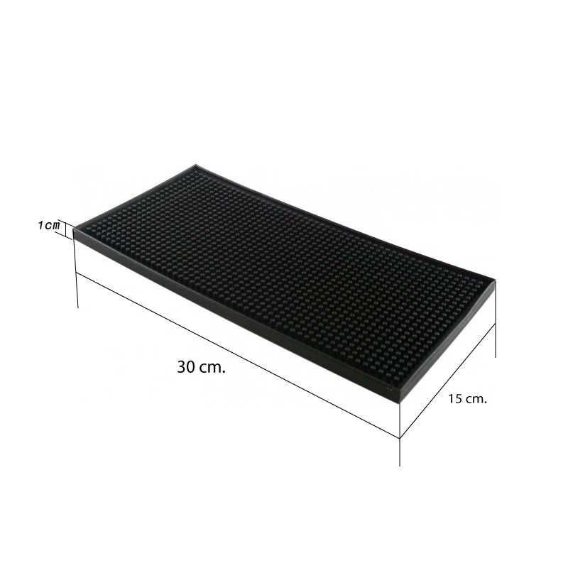 แผ่นยางรองกันลื่นรองเคาเตอร์บาร์ Bar Mat ไซส์ S,M,L