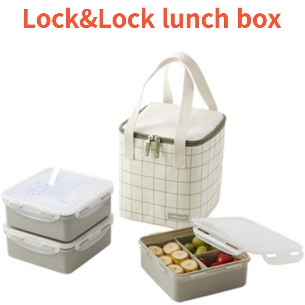 Lunch box กล่องข้าว เบนโตะ กล่องข้าวเบนโตะ กล่องข้าว Three-tier set of chants containing rock and rock coolers Check square M