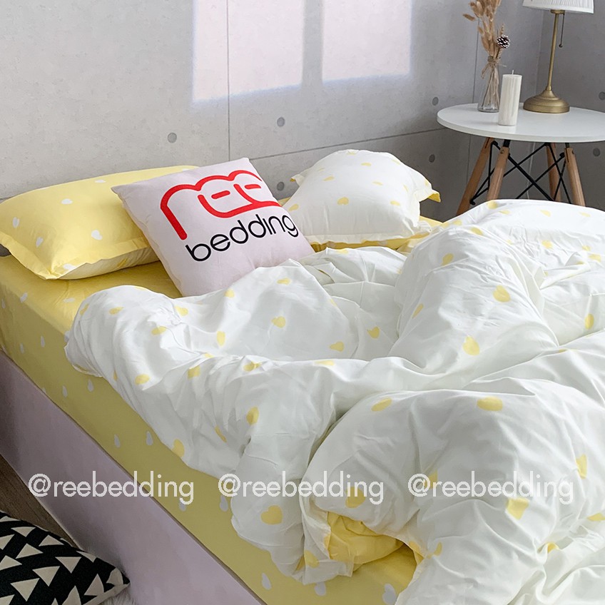 REE เครื่องนอน PLC98 ชุดเครื่องนอนโพลีคอตตอนหัวใจสีทอง เตียงนอนและที่นอนทั้งหมด