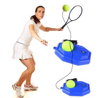 แท่นฝึกซ้อมเทนนิส ฐุกเทนนิสมีเชือก อุปกรณ์ฝึกเทนนิส อุปกรณ์ฝึกเทนนิสแบบรีบาวด์