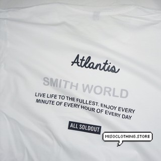 "Smith world" เสื้อยืดสกรีน สวมใส่สบาย