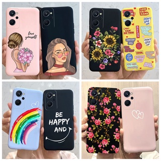 เคสโทรศัพท์มือถือ ซิลิโคนนิ่ม TPU ลายเพ้นท์สีลูกกวาด สําหรับ Realme 9i Realme9i RMX3491