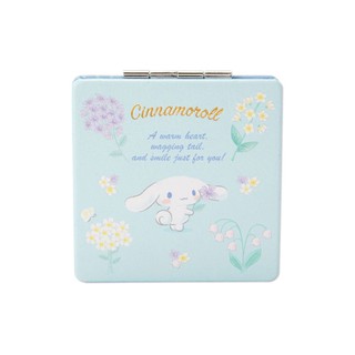 SANRIO กระจก Cinnamoroll สีฟ้า อุปกรณ์อื่นๆ แปรง อุปกรณ์แต่งหน้า เครื่องสำอาง ความงาม