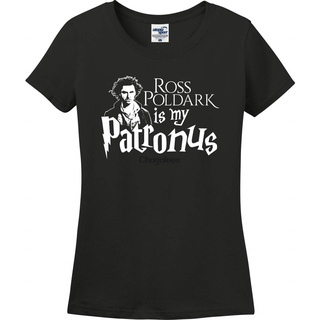 เสื้อผ้าผชขายดี เสื้อยืด พิมพ์ลาย Ross Poldark Is My Patronus Funny Missy Fit สําหรับผู้ชายS-5XL