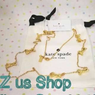 สร้อยคอยาว​ Kate Spade necklace /gold, rose gold.