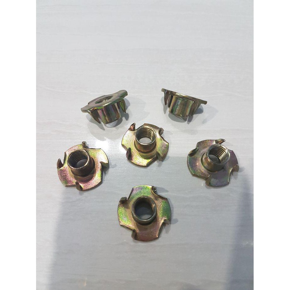 Tnut T Nut Tee Nut M8 Disc Nut ฝังไม้ Claw เฟอร์นิเจอร์