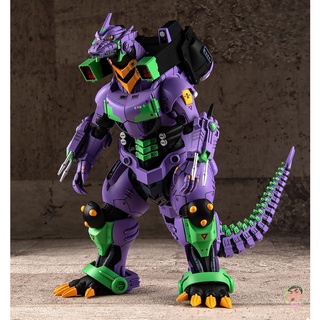 Aoshima Mecha Godzilla EVANGELION EVA Unit-01 Color Ver รุ่นประกอบ ของเล่นโมเดล