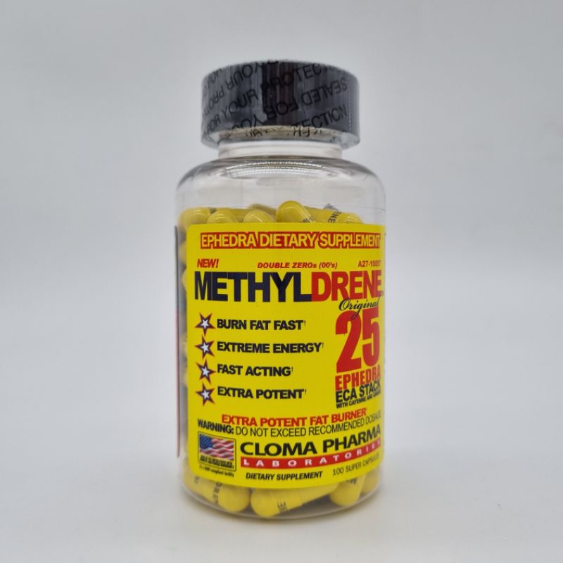 ส่งฟรี เบิร์นไขมัน Cloma Pharma MethylDrene 25 (100แคปซูล)
