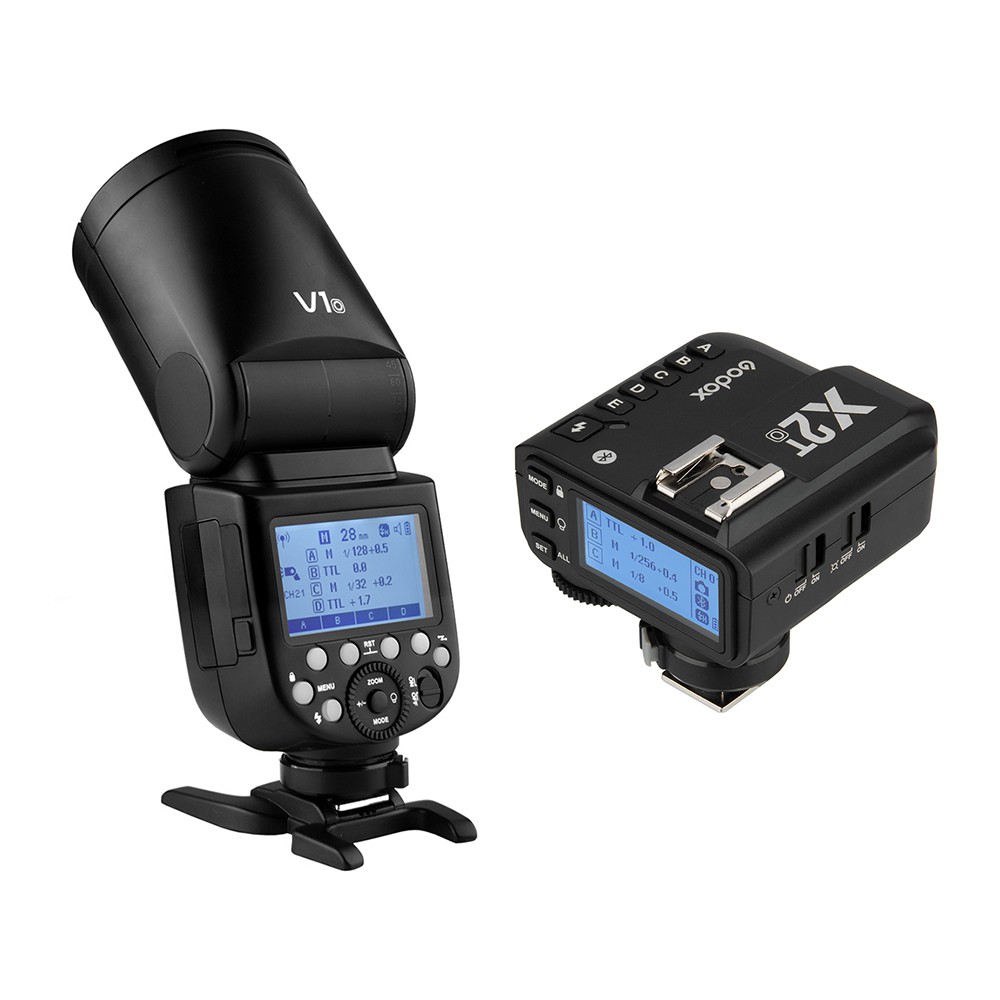 Godox V 1 O ห วแฟลชกล องทรงกลมพร อม Goox X 2 T O Ttl ไร สาย 1 8000 S ส าหร บแฟลชทร กเกอร Shopee Thailand