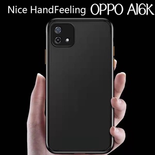 A16K(พร้​อมส่งในไทย)เคสขอบนิ่มหลังแข็งขุ่นคลุมกล้องOPPO A56 5G/A16K