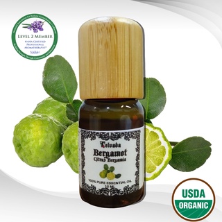 Bergamot USDA Organic Essential Oil ベルガモットエッセンシャルオイルオーガニック น้ำมันหอมระเหย เบอร์กาม๊อต ออร์แกนิค