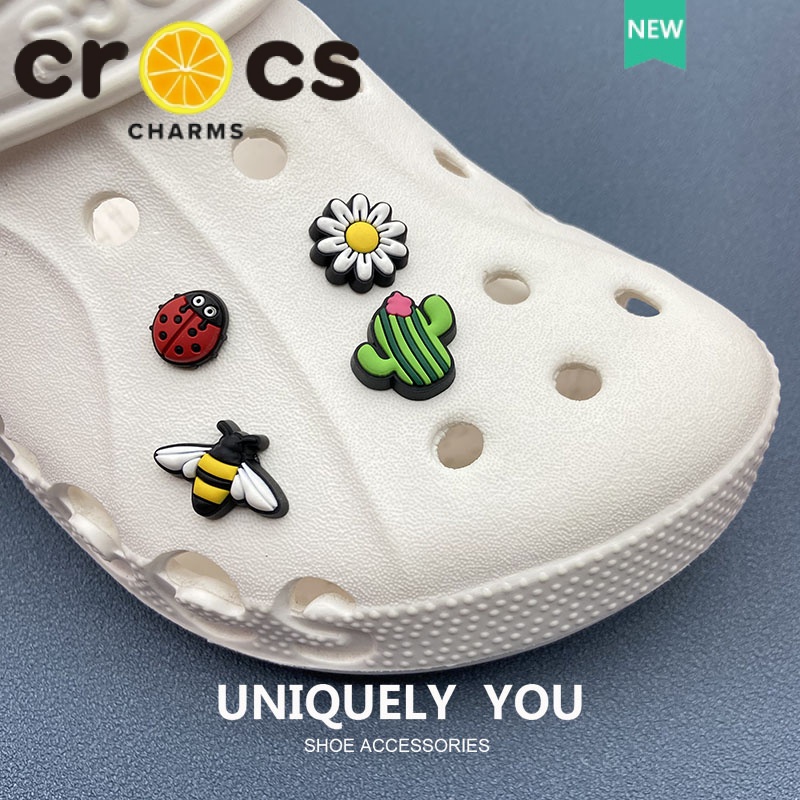 JIBBITZ Crocs charms ตัวติดรองเท้า แมลงเต่าทองDIY ตัวติดรองเท้า Crocs