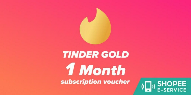 [EVoucher] Tinder : ทินเดอร์โกลด์ - Gold 1 Month [Android Only]
