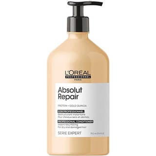 แชมพู ลอริอัล Loreal Serie Expert Gold Quinoa Absolut Repair Shampoo 500ml