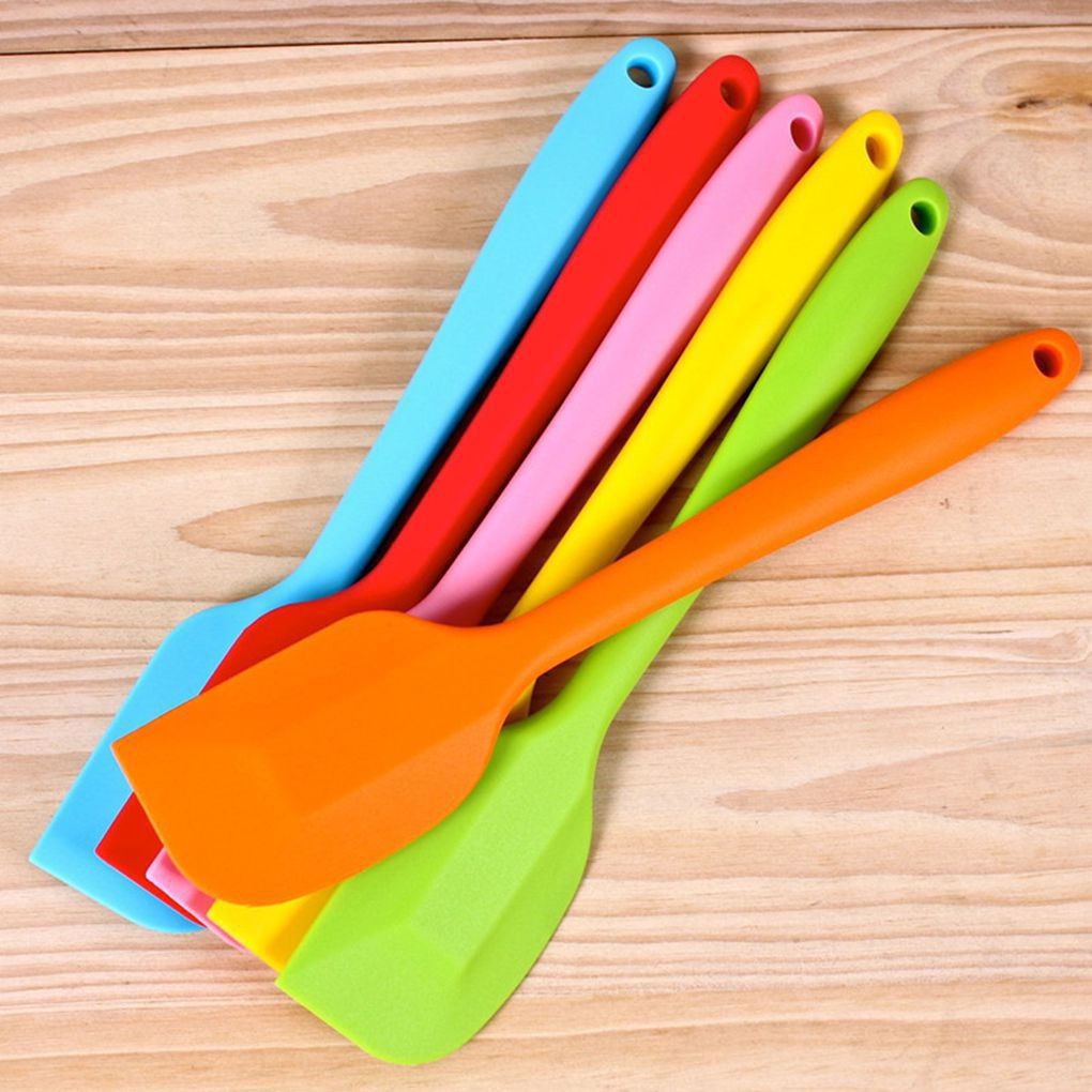 Silicone Spatula Cooking Baking Scraper Cake Cream Butter Mixing Batter tools  💛Kitchentool