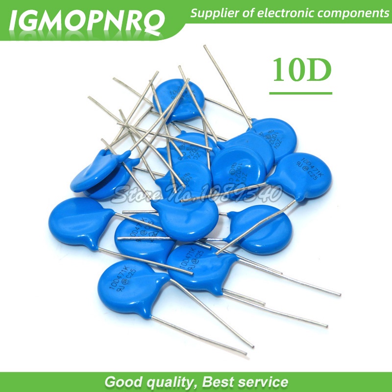 ชิ้นส่วนอิเล็กทรอนิกส์ 10D101K 10D102K 10D241K 10D270K 10D271K 10D330K 10D390K 10D470K 10D471K 10D51