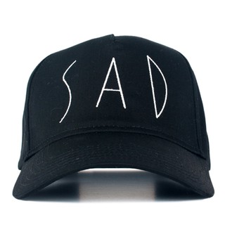 หมวกแก๊ป หมวกแฟชั่น ปักลาย SAD