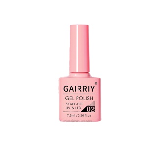 สีทาเล็บเจล สีเจล GAIRRIY 7.5ml 80สีฮิต ยาทาเล็บเจล (1-49)