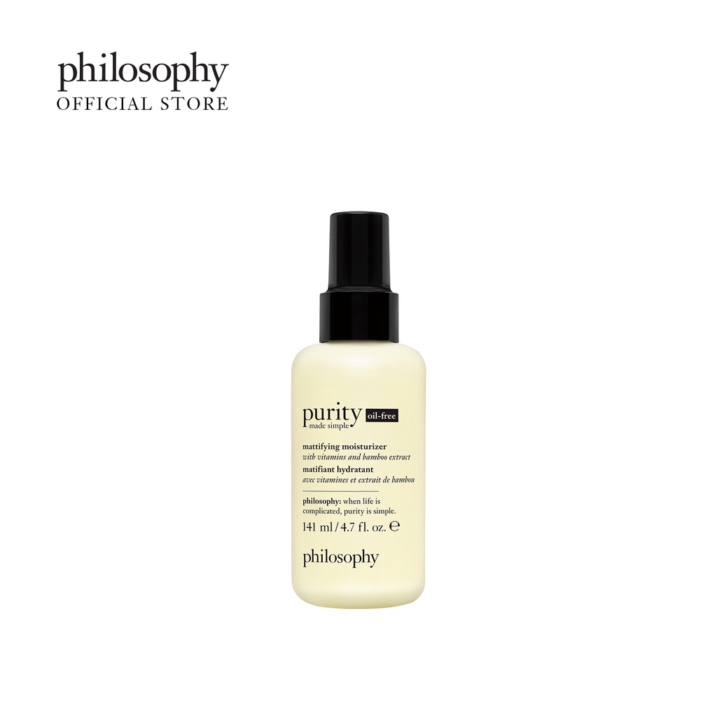 Shopee Thailand - Philosophy Purity Made Simple 3-in-1 Oil Free Mattifying Gel Moisturizer 141ml มอยส์เจอไรเซอร์ ขนาด 141 มิลลิลิตร