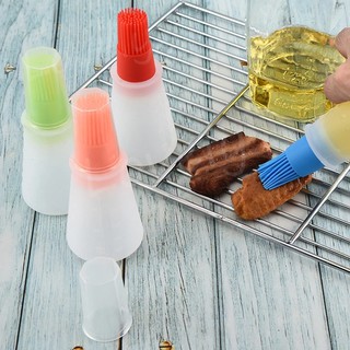 Love แปรงซิลิโคนทนความร้อน สําหรับทาน้ำมัน ทําบาร์บีคิว Silicone Oil Brush Bottle