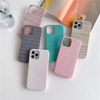 ☸₪﹍Case For Iphone เคส iphone  เคสไอโฟน Colorfull woven pattern