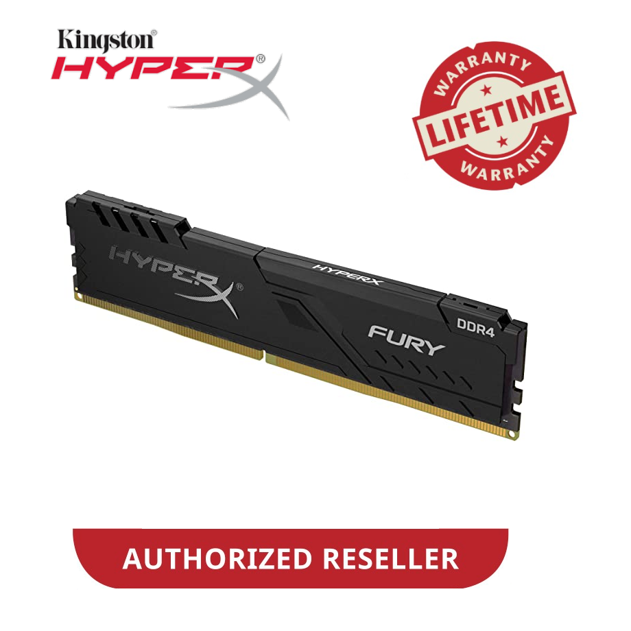 KINGSTON HYPERX FURY BLACK (HX424C15FB/4) 4GB DDR4-2400 MEMORY RAM (HX424C15FB3/4 )