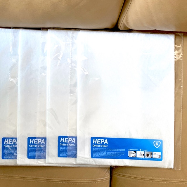 ผ้ากรองฝุ่น HEPA Cotton Filter สำหรับ เครื่องฟอกอากาศ เครื่องปรับอากาศ หรือ กรองอากาศ