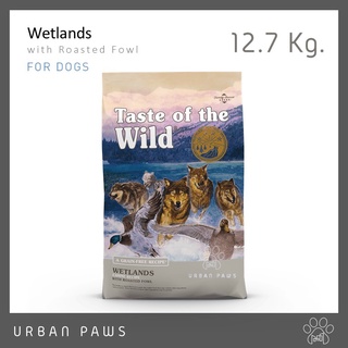 [EXP 11/2023] อาหารสุนัข Taste of The Wild - Wetlands สูตรเป็ดย่าง, นกกระทาย่าง และไก่งวง สำหรับสุนัขโต 12.7 Kg.