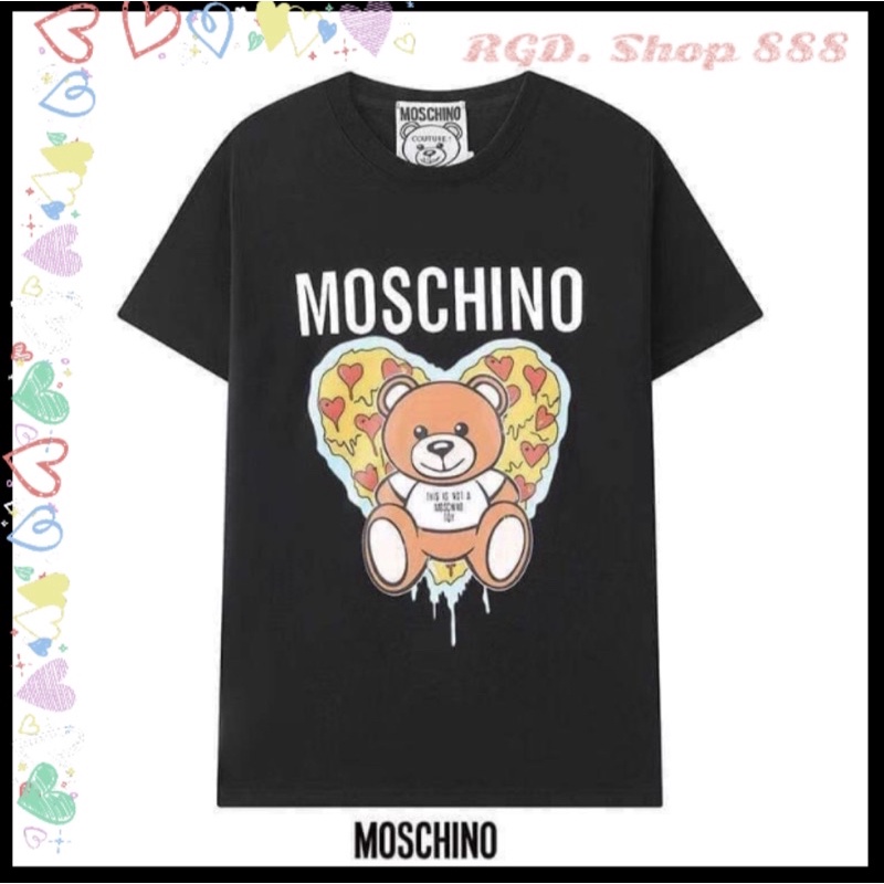 RGD. shop 888 #พร้อมส่ง👕 เสื้อยืด Moschino 👕   #เสื้อผ้า