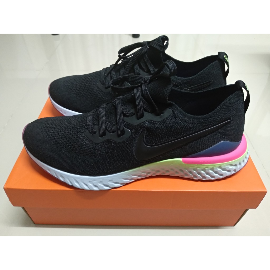 Nike Epic React Flyknit 2 Men 11US 45EU ของแท้ มือสอง สภาพใหม่เอี่ยม