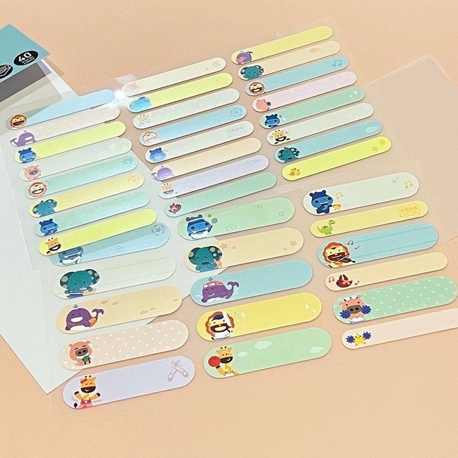 Marcus & Marcus Iron On Name Labels หรือ sticker สำหรับรีดติดบนเสื้อผ้า