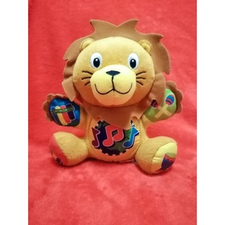 ตุ๊กตา​ สิงโต​ Baby Einstein Press &amp; Play LEO the Lion Musical สูงประมาณ​ 17 ซม.​