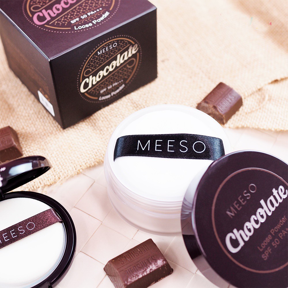 ของแท้ MEESO Chocolate Loose Powder SPF 50 PA (Made in Korea) 21 ...