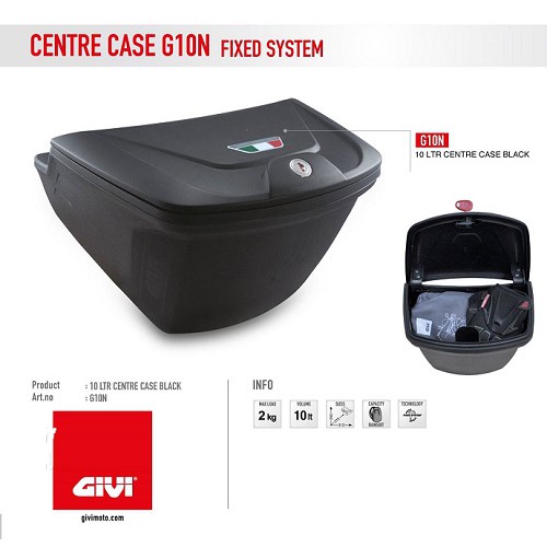 กล่อง GIVI CENTER สําหรับ MODENAS MR1 / MR2 (ติดตั้งแบบ INCLUDE) -10LITER /12 LITER
