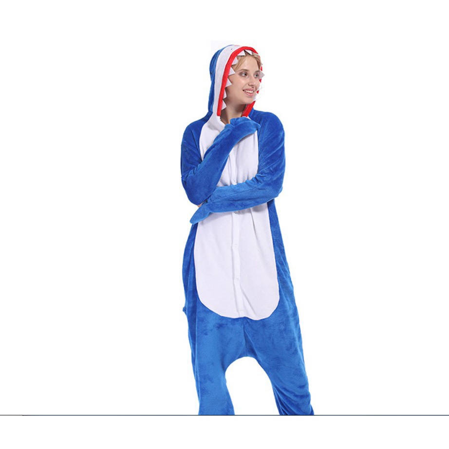 D8🔥 พร้อมส่ง🔥 ชุดมาสคอต, ชุดโฮม, ชุดสัตว์, ชุดฉลาม, ชุดนอนกันหนาว - รูปที่ 3