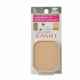 Fasio Powerful Stay UV mineral Foundation no.310 (beige ochre) ผลิตmfg.1.2022