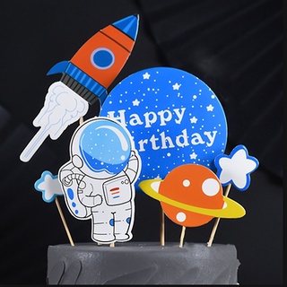 ป้าย HBD เซตอวกาศ พร้อมส่ง