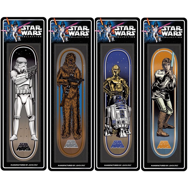 แผ่นสเก็ตบอร์ด Santa Cruz Star Wars Chewbacca Skateboard Deck Limited Edition ของแท้ พร้อมส่ง