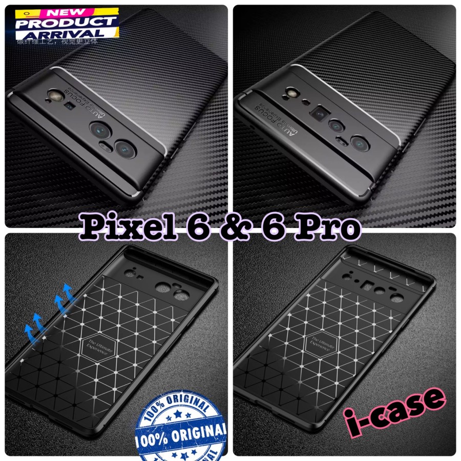 Google Pixel 6 soft Case Carbon - ปลอก Gogle PixeL6 Pro