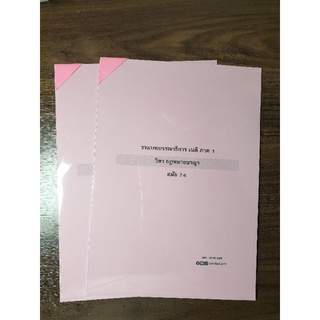 รวมบทบรรณาธิการเนติ  สมัย 71-78(แบบแยกขา)