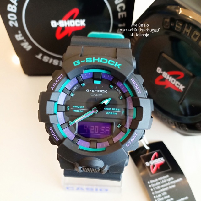 นาฬิกา G-SHOCK ของแท้ รับประกันศูนย์ รุ่น GA-800BL-1 รุ่นพิเศษ โจ๊กเกอร์ ดำเขียวม่วง  สวยสุด ของใหม่