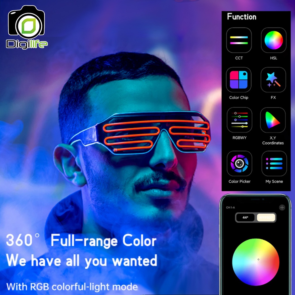 Weeylite S03 RGB Mini LED Video Light  ปรับอุณภูมิสีได้ 360สี สำหรับถ่ายรูป , วิดีโอ , ไลฟ์สด , Vlog , Live streame
