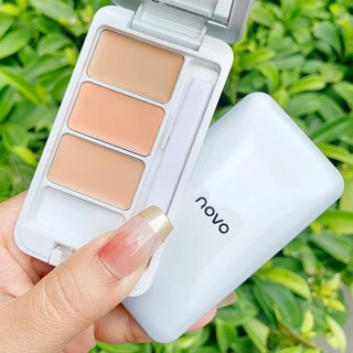 คอนซิลเลอร์เนื้อครีม Novo Concealer [5350] เนื้อดี ปกปิดมิดชิด ใช้สำหรับปกปิดรอยคล้ำใต้ตาและริ้วรอยต่างๆ