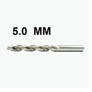 HHW ดอกสว่านเจาะเหล็ก ดอกเจาะเหล็ก ขนาด 5.0 มม. , twist drill bit for steel ขนาด 5.0 mm. รหัส 10.100015