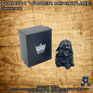 ที่บด ตัวบดดอก Darth Vader Miniture Grinder 90mm Height 128 gram จัดส่งรวดเร็ว