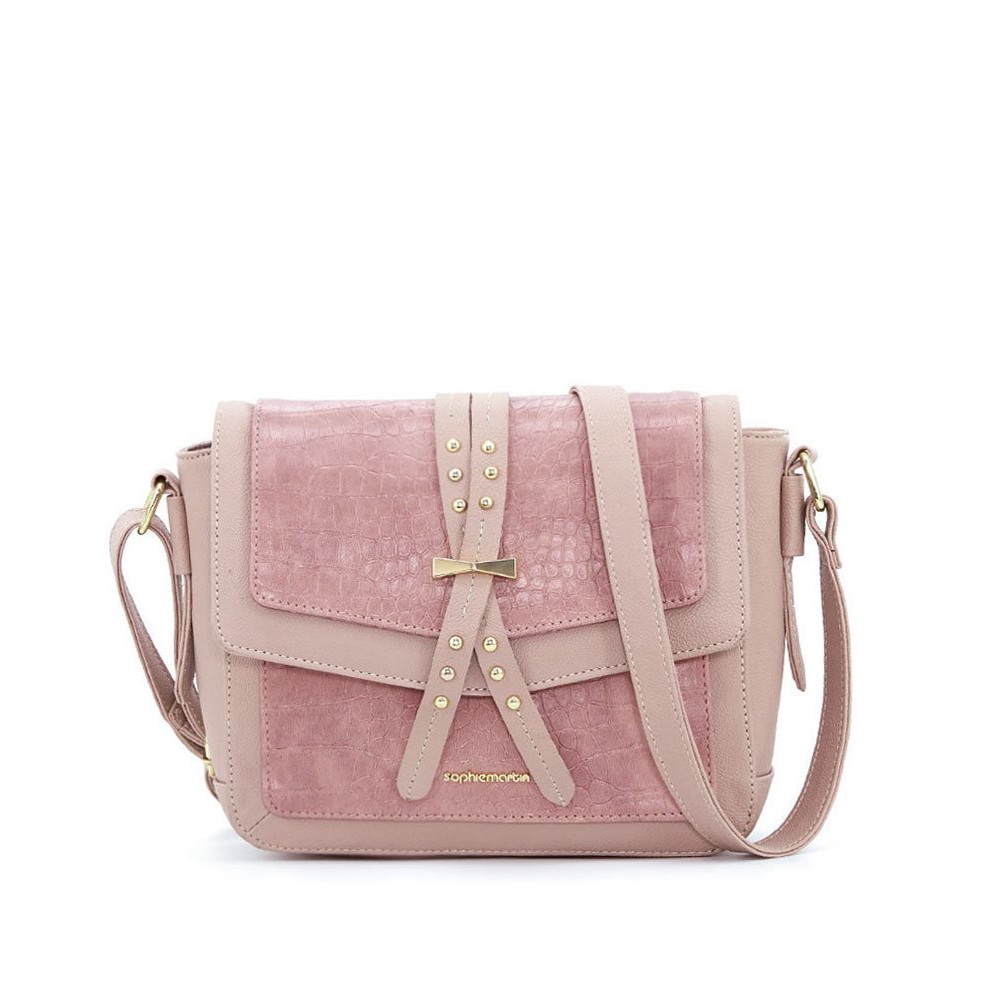 Sophie MARTIN BAG HILMYA T5648P3 กระเป๋าทํางาน พรีเมี่ยม สีชมพูสไลด์ สไตล์เกาหลี นําเข้าจากสํานักงาน