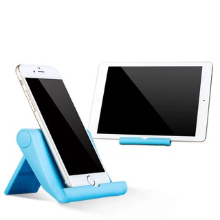 Universal Tablet Holder Plastic Foldable Portable Solid color Non-slip Tabletop Mobile Phone Stand