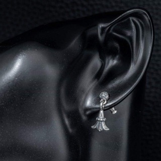 ต่างหูแฟชั่น Cross tail small drop earring