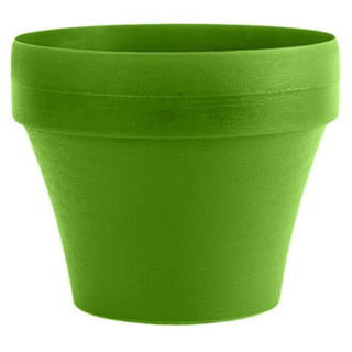 สินค้าขายดี💯 กระถางพลาสติก BABA ไซส์ S 16 ซม. สีเขียว PLASTIC PLANT POT BABA BI FL 160 S 16CM GREEN สินค้าคุณภาพสูง