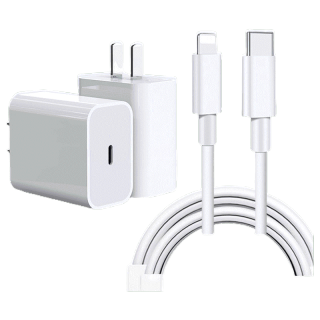 MGBB ที่ชาร์จและสายเคเบิล type-c ที่ชาร์จเร็วสำหรับ USB-C (20W) ip 13/12/11/x/8/7+/xr/xs pro max